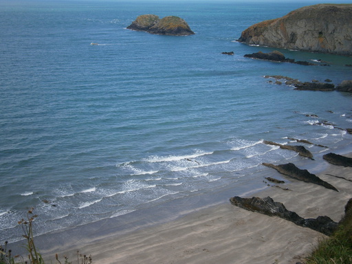 steep coast