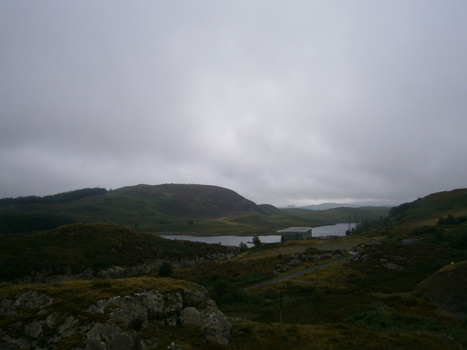The reservoir lake