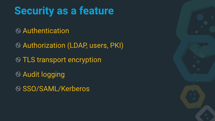 Security as a feature