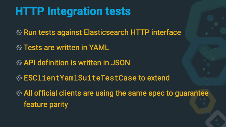 HTTP integration tests