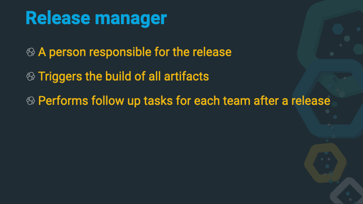Release manager