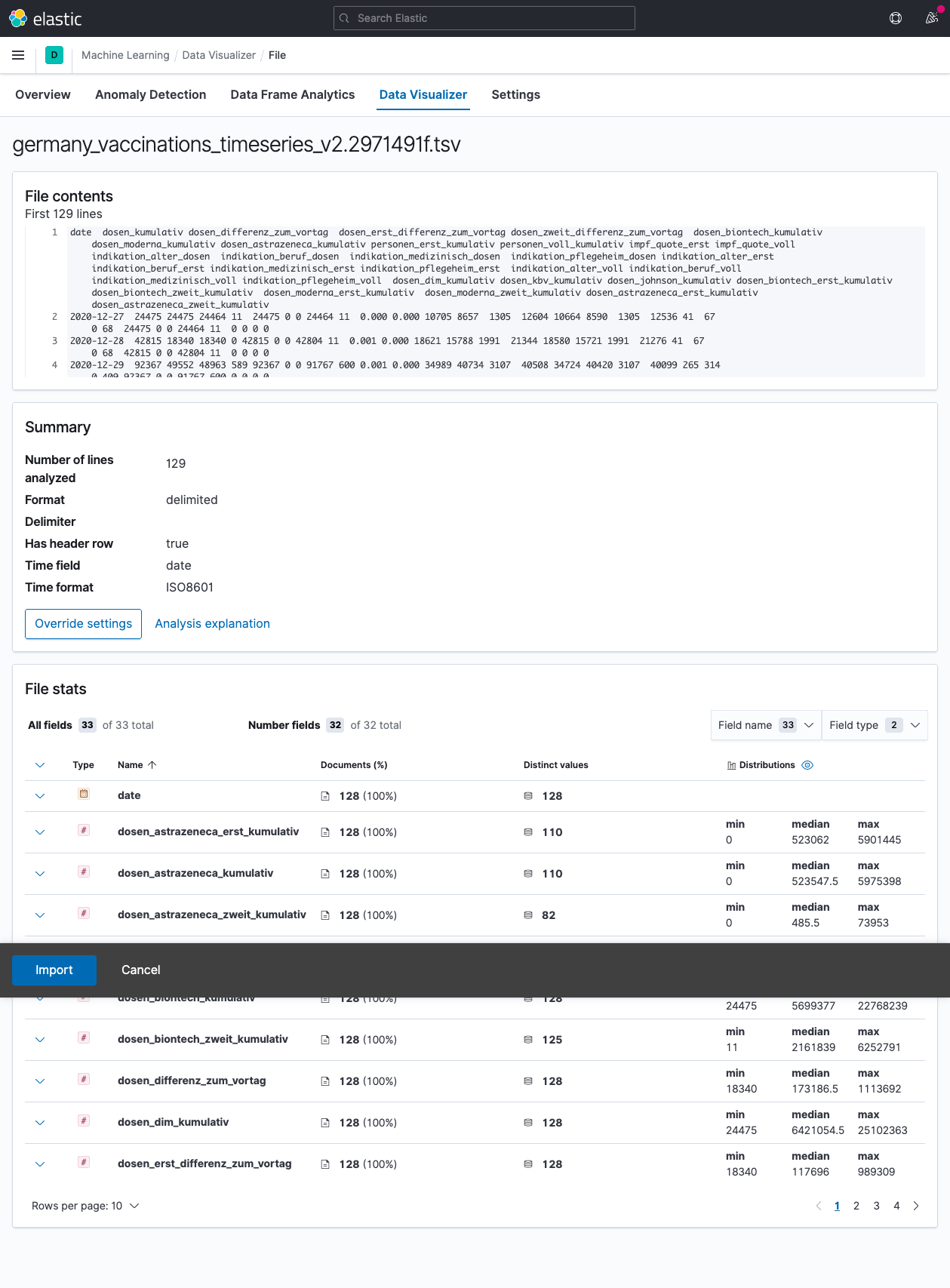 file visualizer import